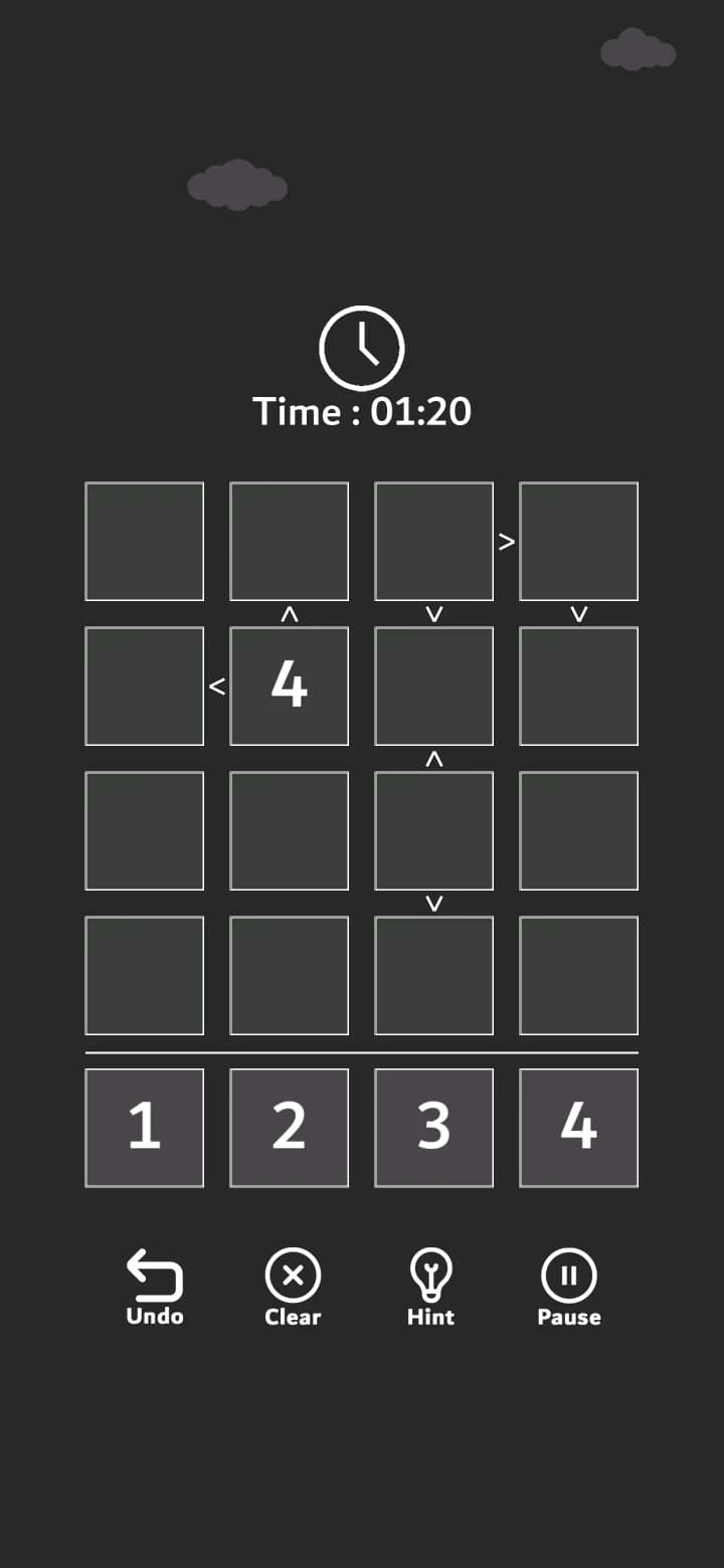 Futoshiki | game like Sodoku screenshot